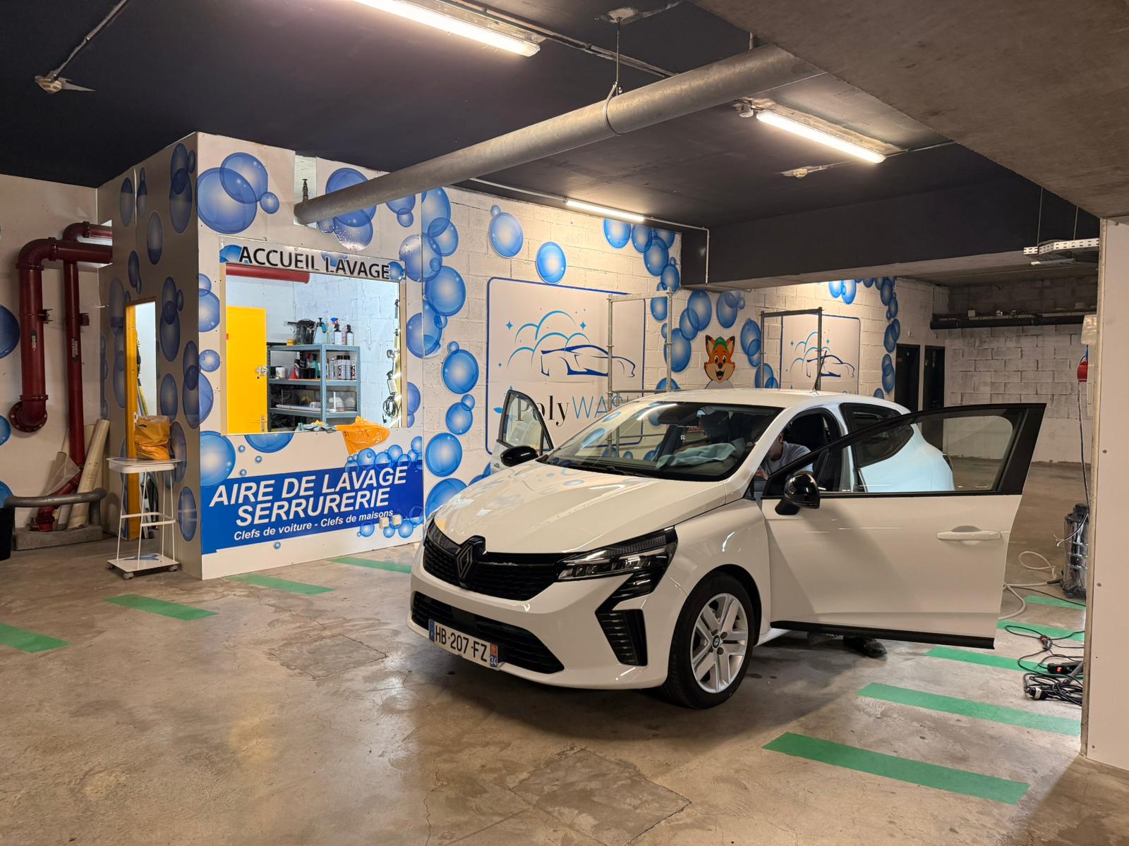 Aire de lavage Poly Wash